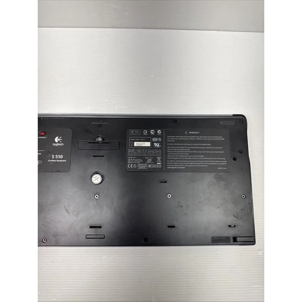Logitech Cordless Desktop S510 Keyboard, Mouse & Receiver Y-RAK73 (READ DESC)